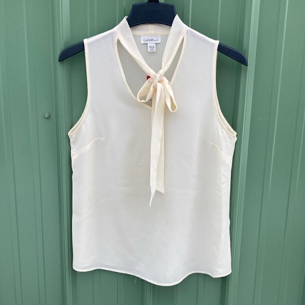 Women's Sleeveless Lightweight Blouse Top Shirt Size M
